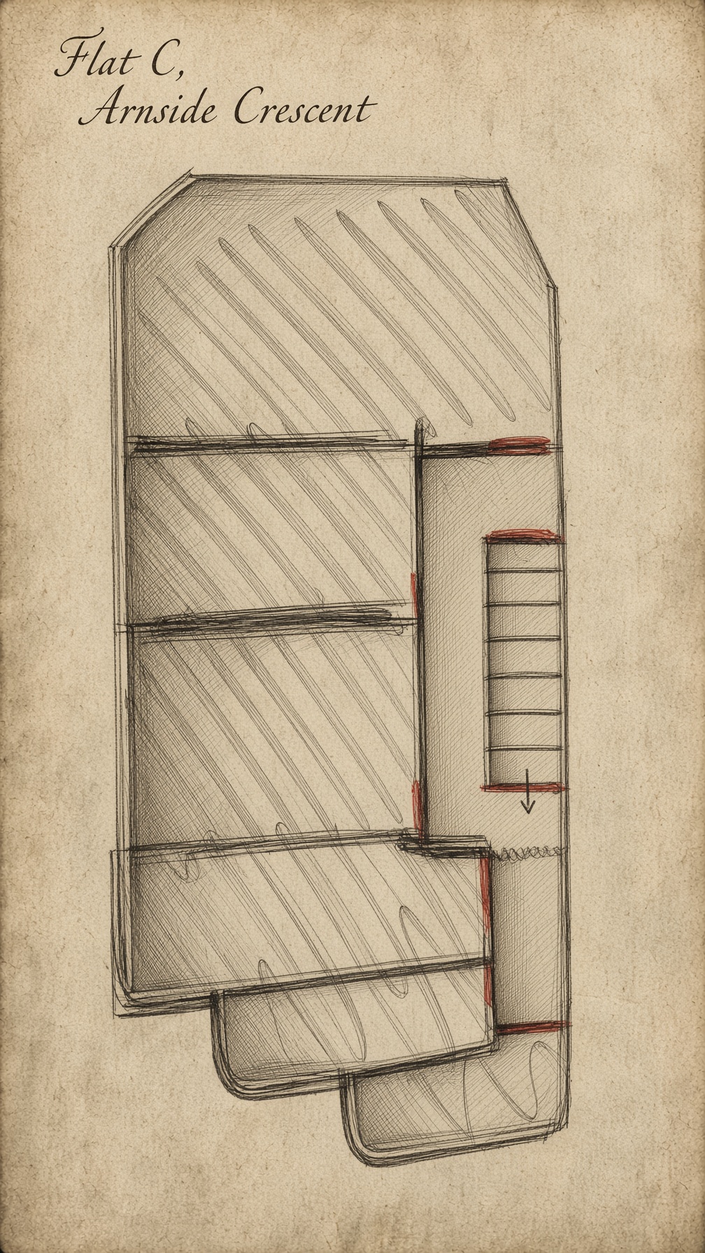 Flat C floor plan