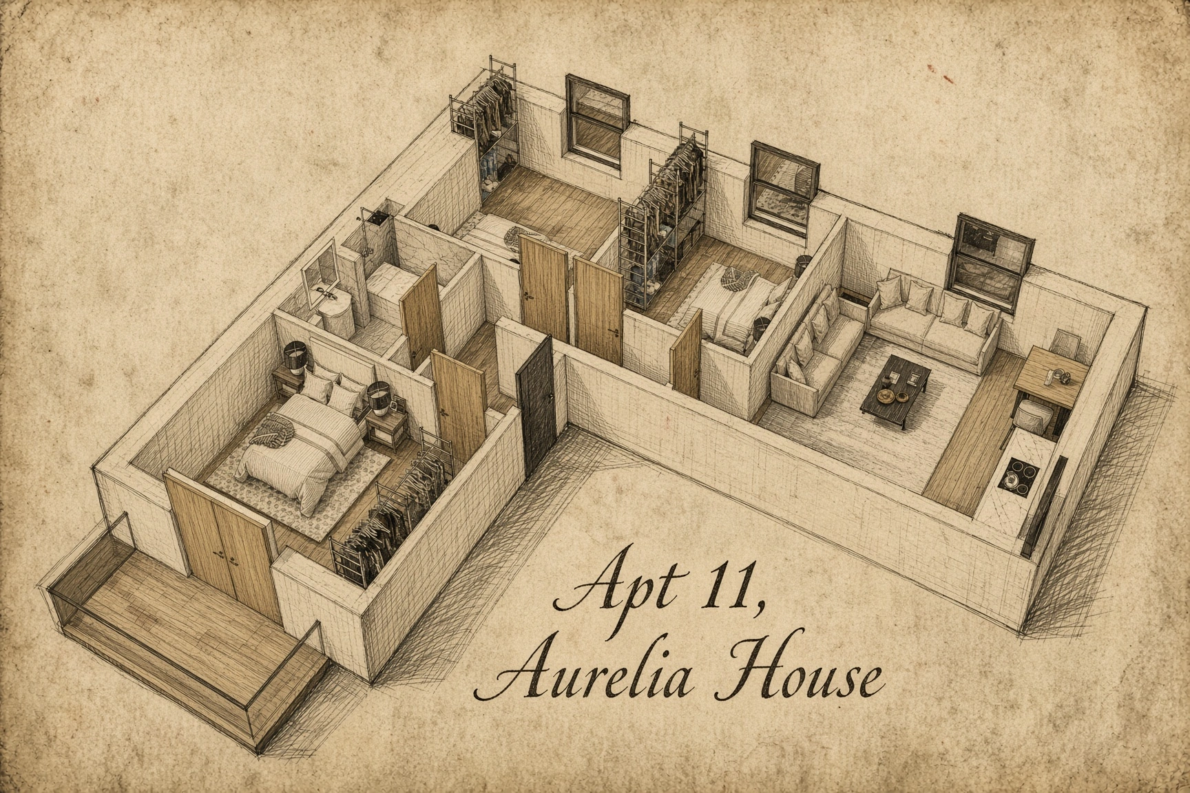 Apartment 11 floor plan