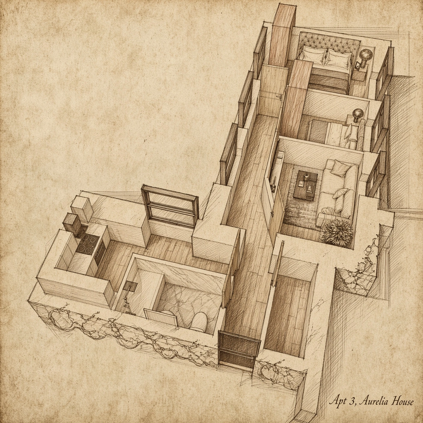 Apartment 3 floor plan