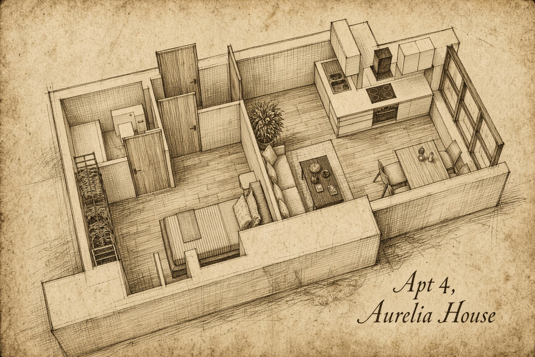 Apartment 4 floor plan