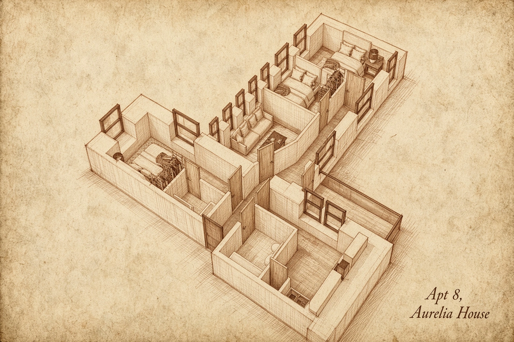 Apartment 8 floor plan