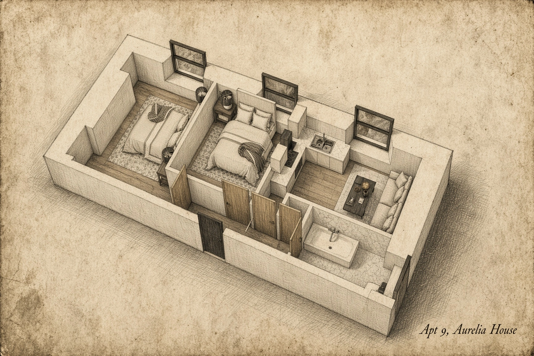 Apartment 9 floor plan