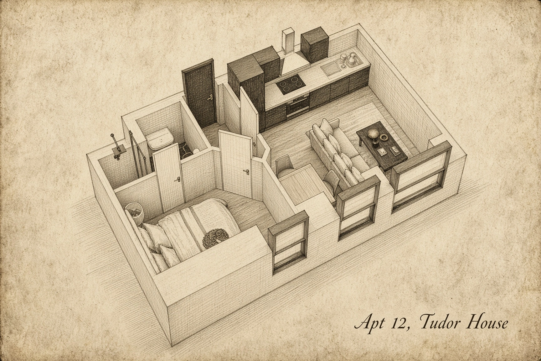 Apartment 12 floor plan