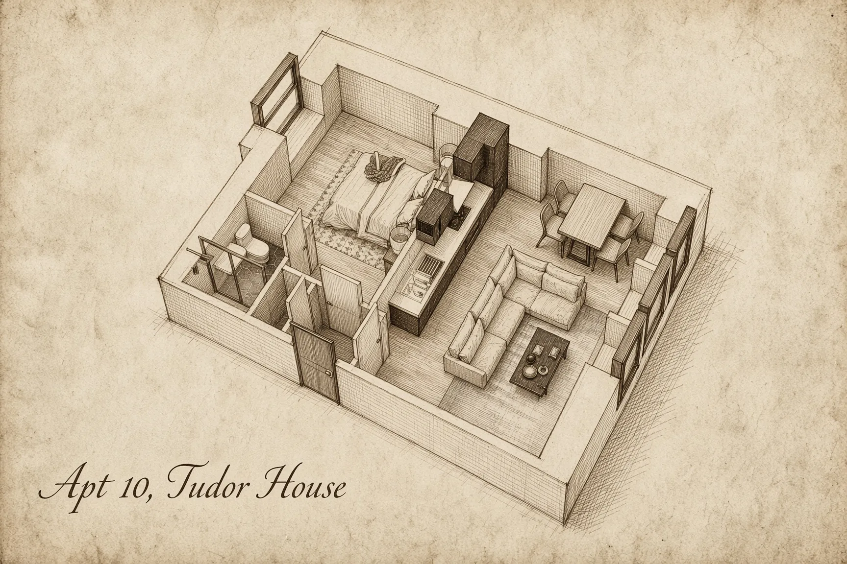 Apartment 10 floor plan