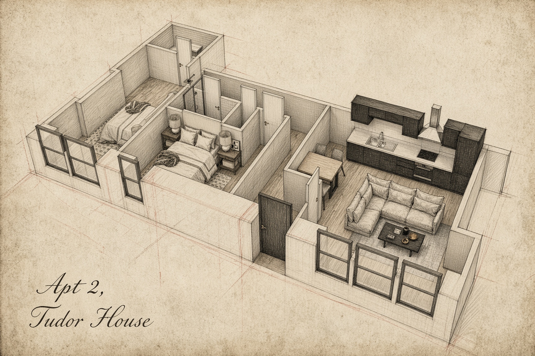 Apartment 2 floor plan