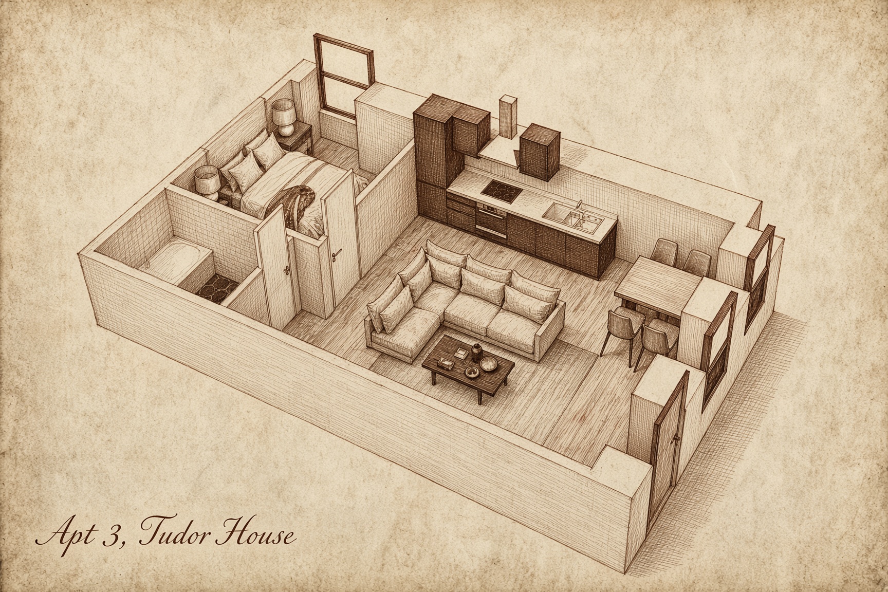 Apartment 3 floor plan