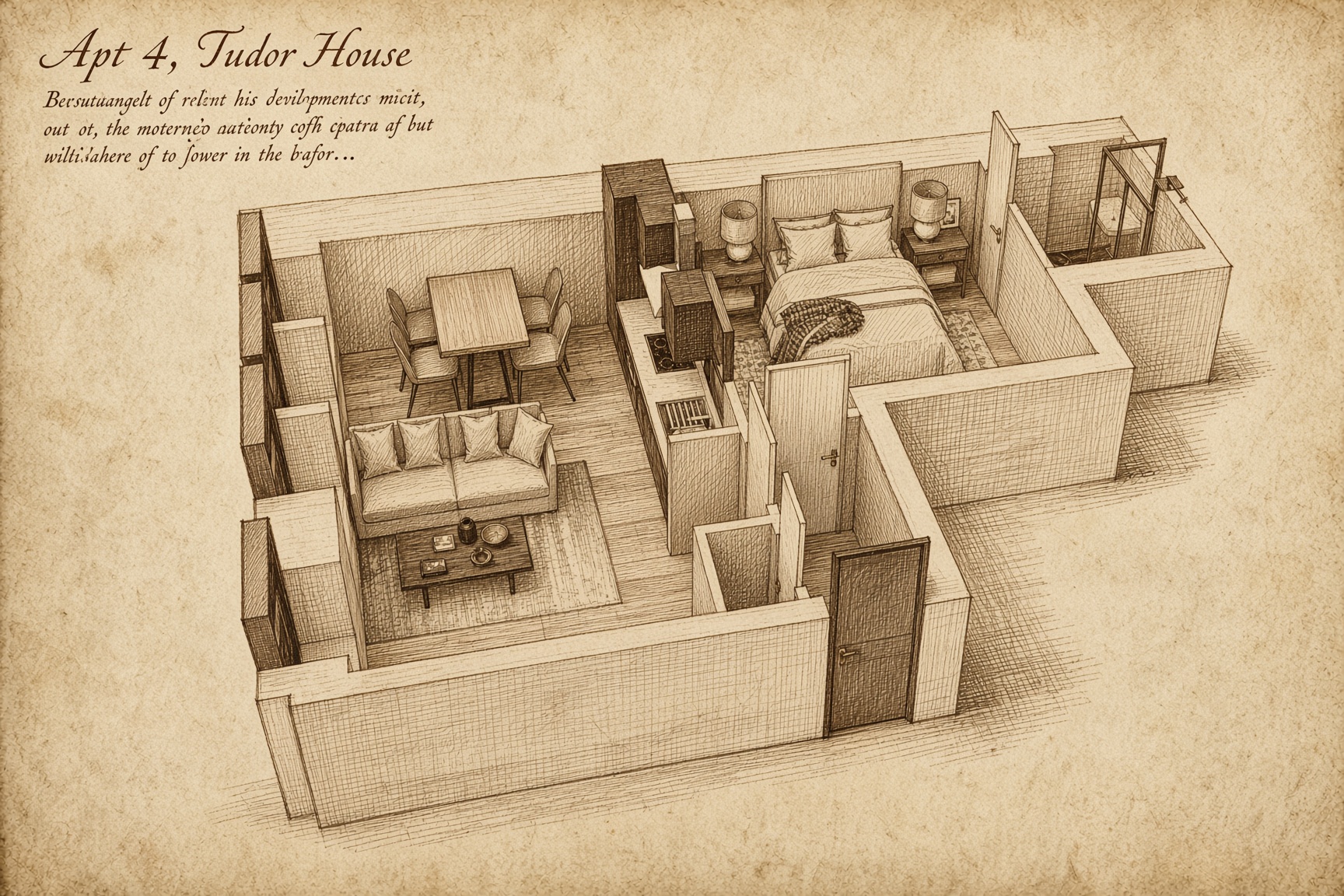 Apartment 4 floor plan