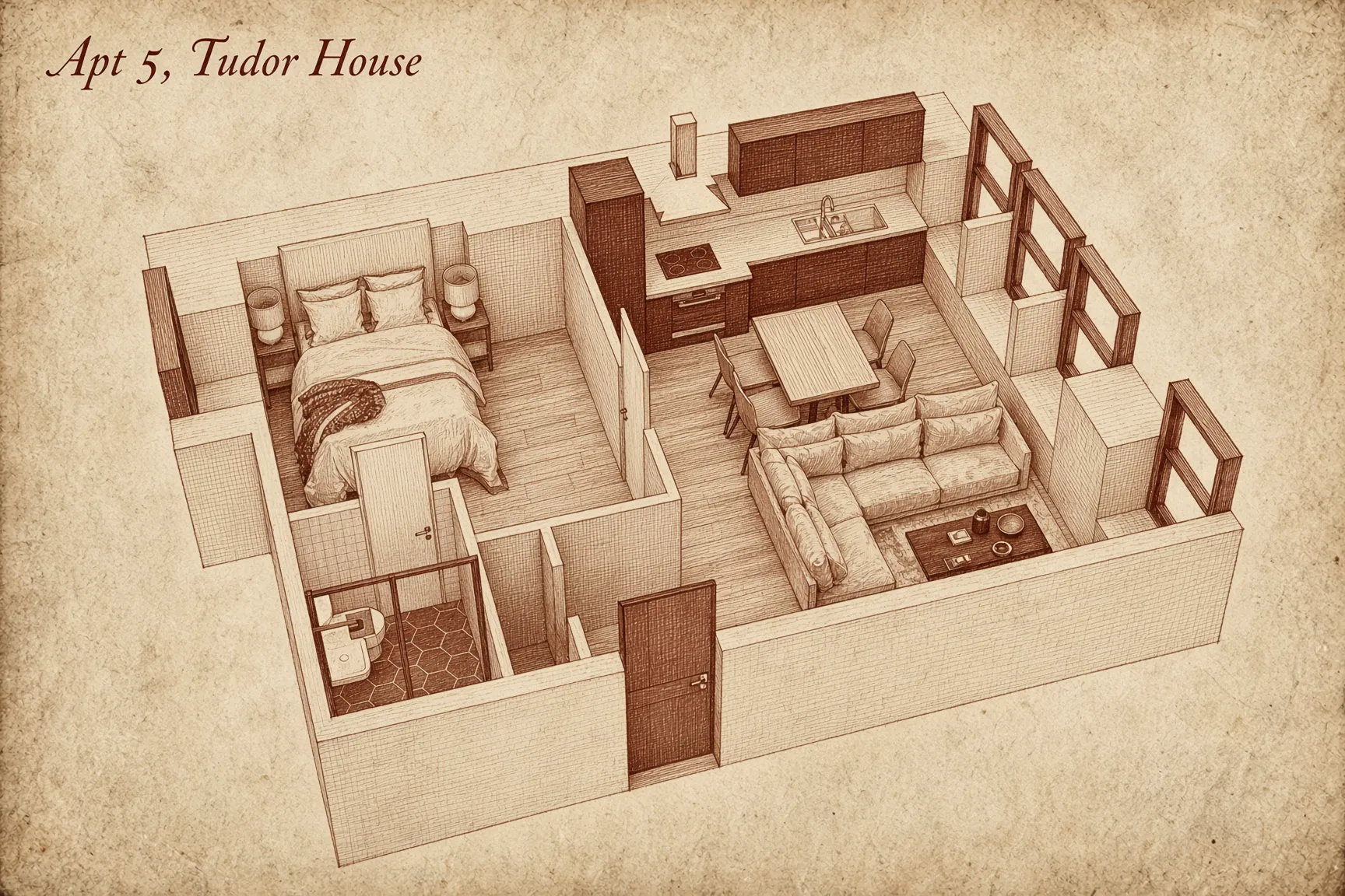 Apartment 5 floor plan