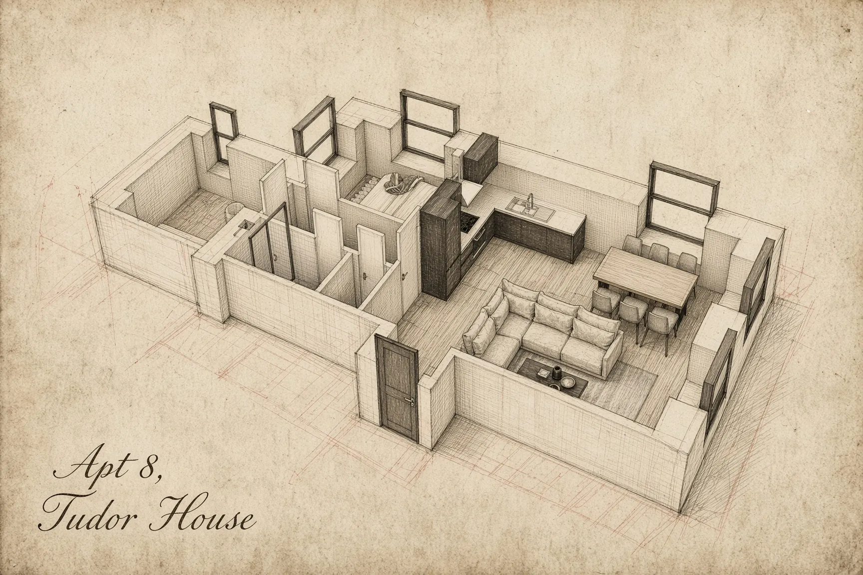 Apartment 8 floor plan