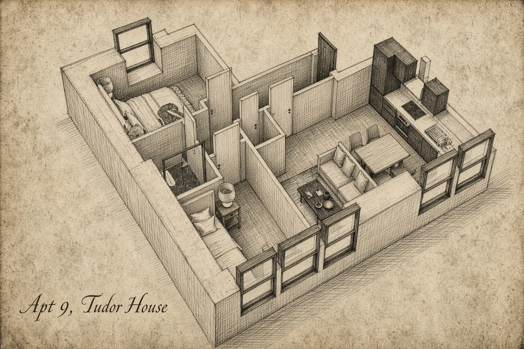 Apartment 9 floor plan